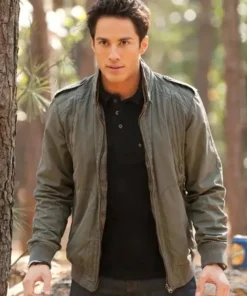 Tyler Lockwood The Vampire Diaries Cotton Bomber Jacket