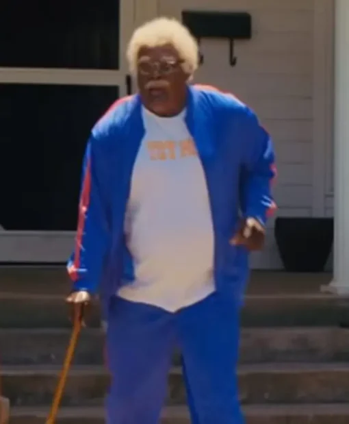 Tyler Perry’s A Madea Homecoming Blue Bomber Fleece Jacket