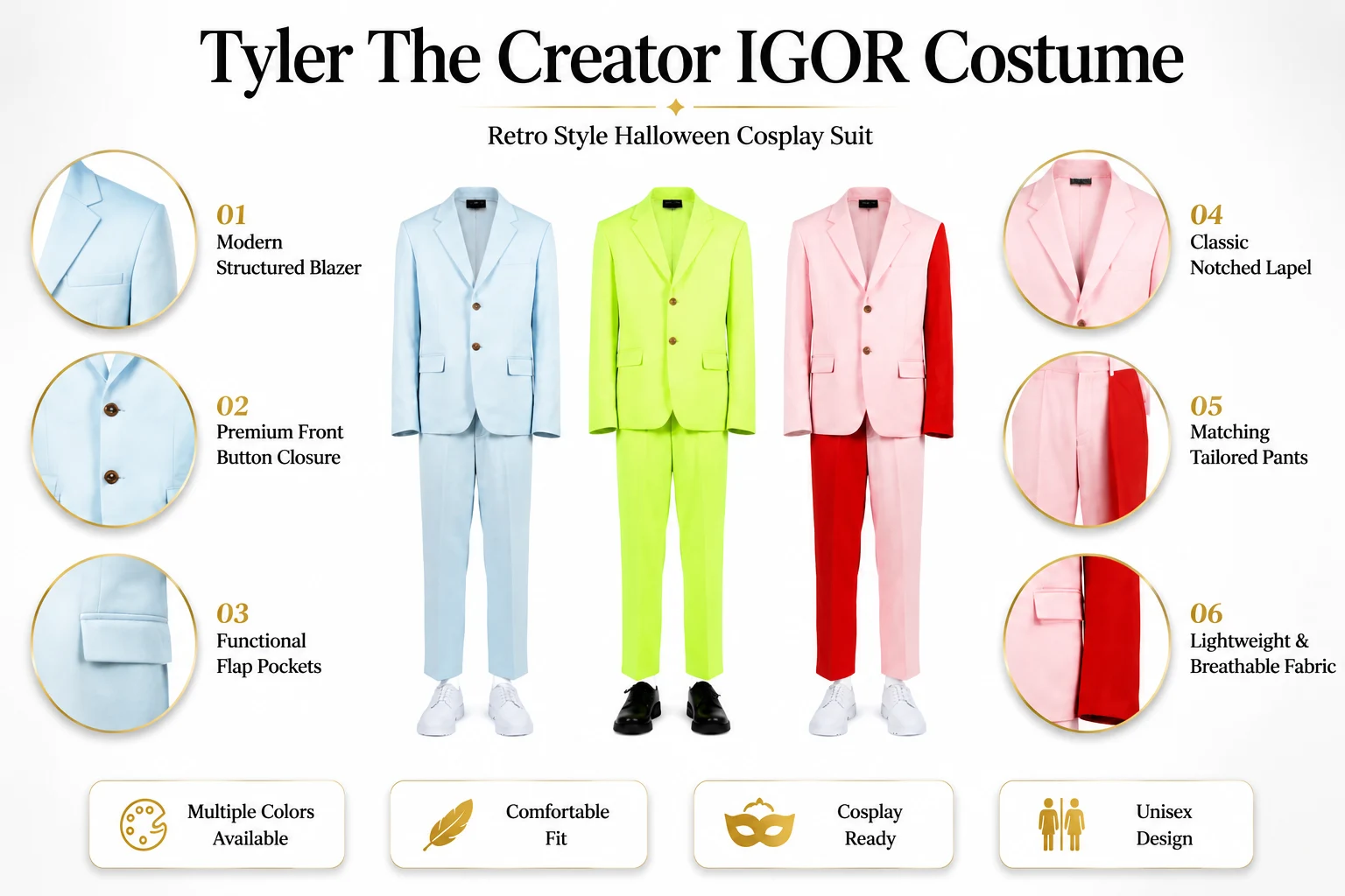 Tyler the Creator Igor Costume Info