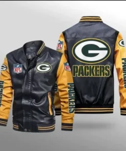 Tymon Green Bay Packers Leather Jacket For Men And Women