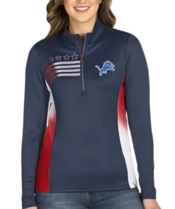 Tymothy Detroit Lions Quarter-Zip Jacket