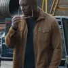 Tyrese Gibson Fast & Furious 9 Roman Pearce Brown Cotton Jacket For Sale
