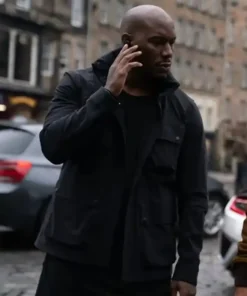 Tyrese Gibson Fast and Furious 9 Roman Pearce Black Cotton Jacket
