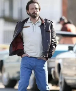 Uncle Charlie The Tender Bar Bomber Leather Jacket