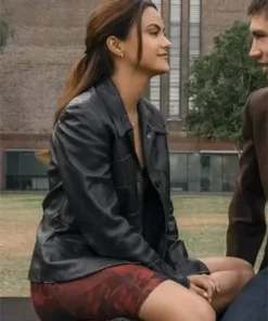 Upgraded 2024 Ana Black Leather Jacket