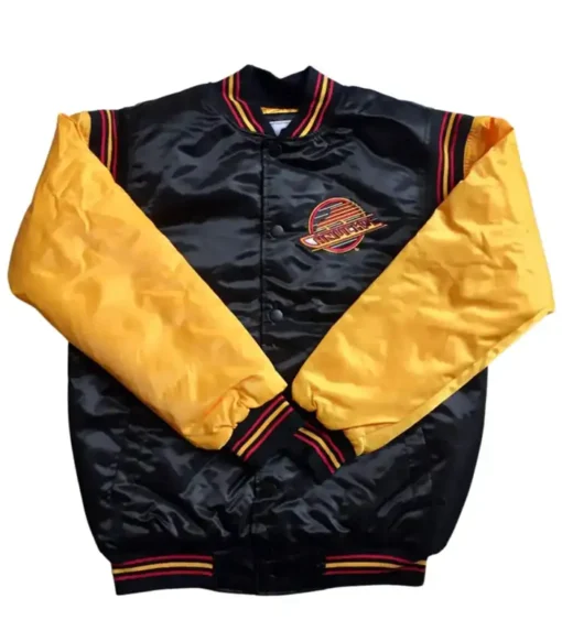 Vancouver Canucks Black And Yellow Jacket