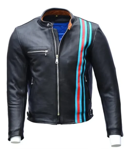 Venom 2 Eddie Brock Leather Fur Collar Black Jacket