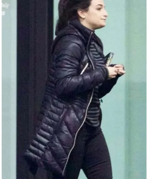 Venom Jenny Slate Black Puffer Parachute Coat
