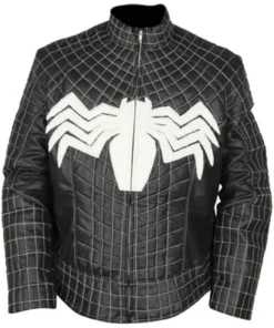 Venom Spiderman Cosplay Costume Leather Jacket