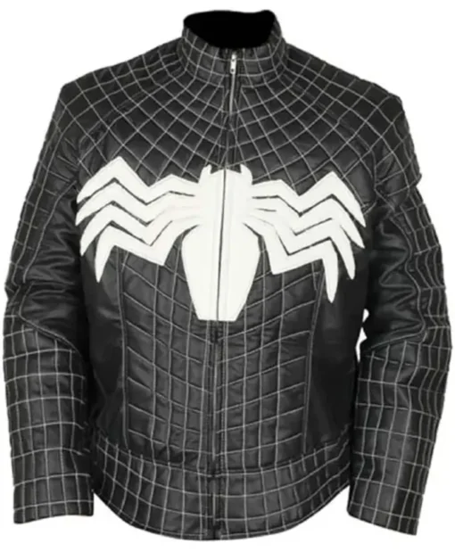 Venom Spiderman Cosplay Costume Leather Jacket