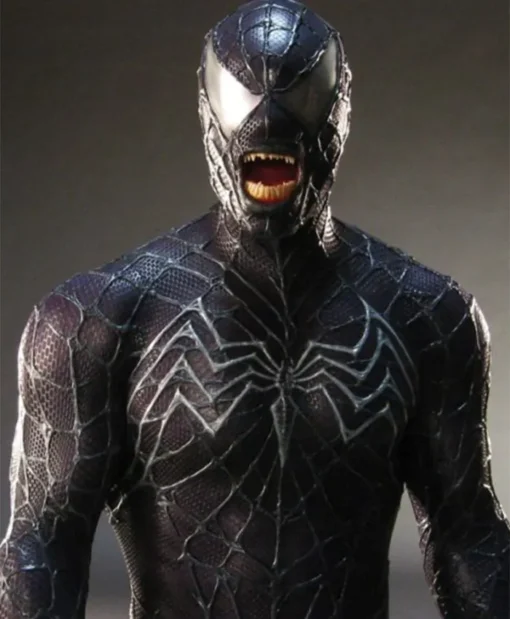Venom Spiderman Cosplay Costume Leather Jacket
