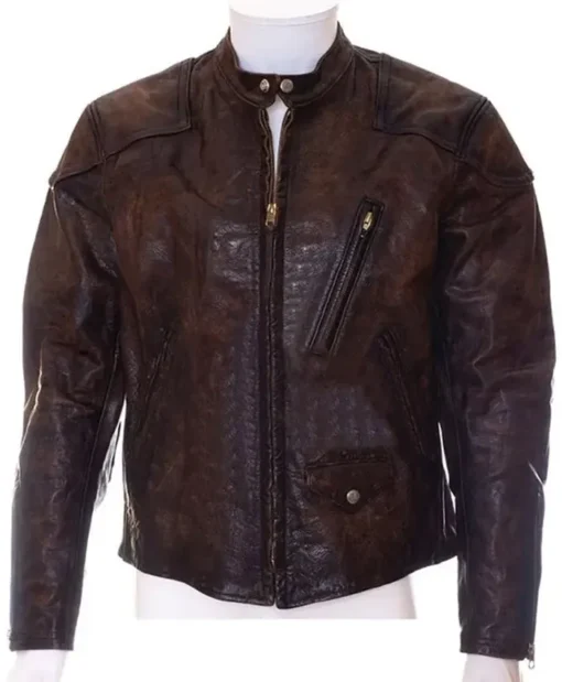 Venom Tom Hardy Brown Motorcycle Jacket