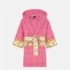 Versace Hooded Pink Robe