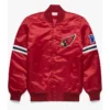 Vibhu Arizona Cardinals Red Varsity Jacket