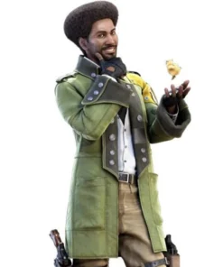 Video Game Final Fantasy XIII Sazh Katroy Green Cotton Coat