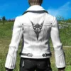 Video Game Final Fantasy XIV Scion Adventurers White Leather Jacket