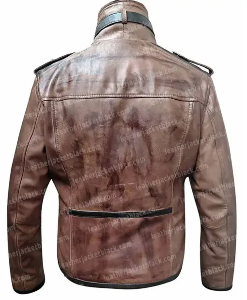 Video Game Injustice 2 Hood Red Leather Jacket