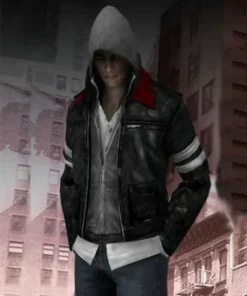 Video Game Prototype 2 Alex Mercer Black Leather Jacket