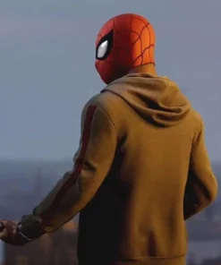 Video Game Spider-Man Miles Morales Grey Hoodie