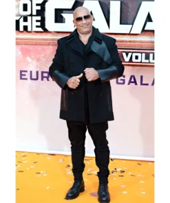 Vin Diesel Guardians Of The Galaxy Vol. 3 2023 Black Wool Coat