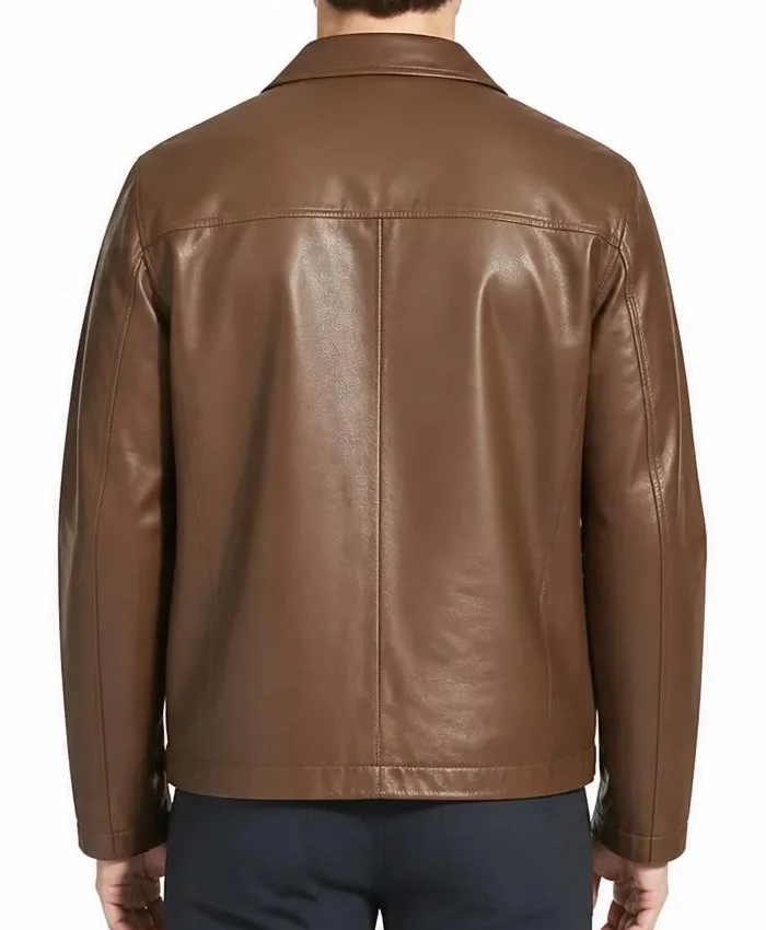 Vince Classic Leather Jacket For Men