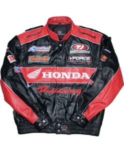 Vintage Honda Racing Leather Jacket