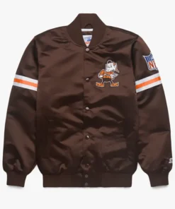 Vintage Starter Cleveland Browns Varsity Jacket For Men and Women