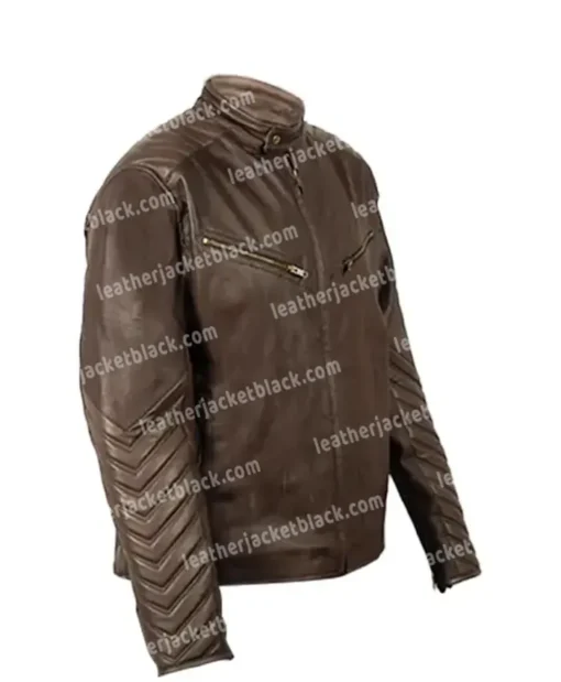 Virgil Roadster RST Brown Air Ce Leather Jacket
