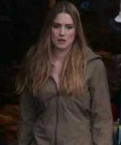 Virgin River S02 Melinda Monroe Beige Cotton Coat