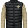 Virginia Ondricka New Orleans Saints Full-Zip Puffer Jacket
