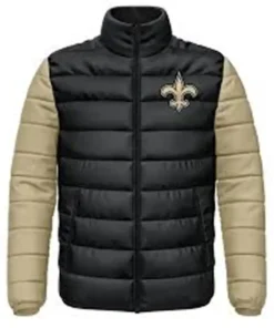 Virginia Ondricka New Orleans Saints Full-Zip Puffer Jacket
