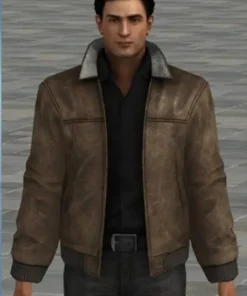 Vito Scaletta Mafia 2 Game Brown Bomber Jacket