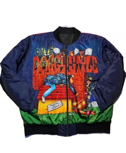 Voice Show Snoop Dogg Doggy Style Varsity Bomber Jacket