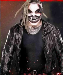 WWE Bray Wyatt The Fiend Leather Black Jacket