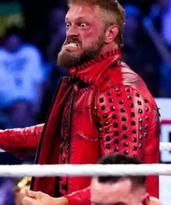 WWE Edge Red Leather Jacket