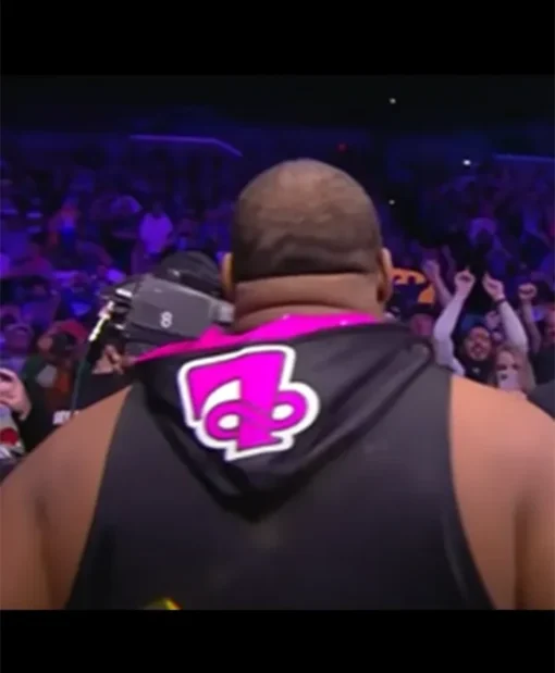 WWE Keith Lee AEW Satin Black Vest