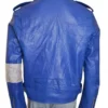 WWE Wrestler Brian Kendrick Blue Biker Studded Jacket