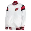 Walter Arizona Cardinals Colorblock Satin Varsity Jacket