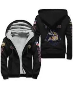 Walter Minnesota Vikings Faux Fur Hooded Jacket