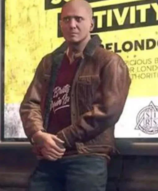 Watch Dogs Legion Ian Robshaw Gaming Brown Jacket