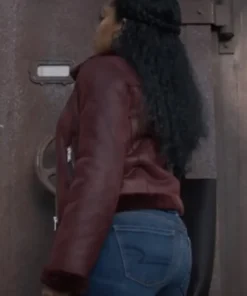 Watchmen Angela Abar Brown Jacket