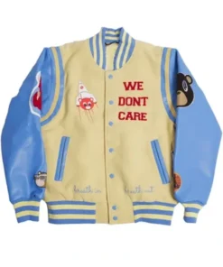 We Don’t Care College Dropout Letterman Varsity Jacket