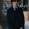 Wednesday 2022 Addams Trench Black Coat