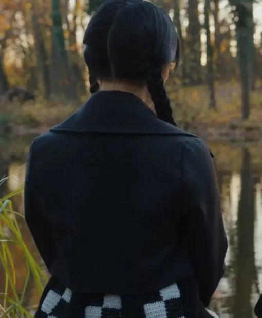 Wednesday 2022 Crop Jenna Ortega Jacket