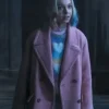 Wednesday 2022 Emma Myers Pink Coat