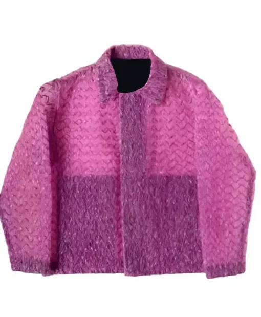 Wednesday 2022 Enid Sinclair Bubble Pink Wrap Jacket