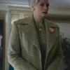 Wednesday 2022 Larissa Weems Green Coat