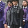 Wednesday Addams Uniform Wool Suit