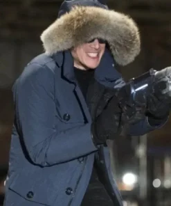 Wentworth Miller TV-Series The Flash Captain Cold Blue Fur Collar Hooded Coat