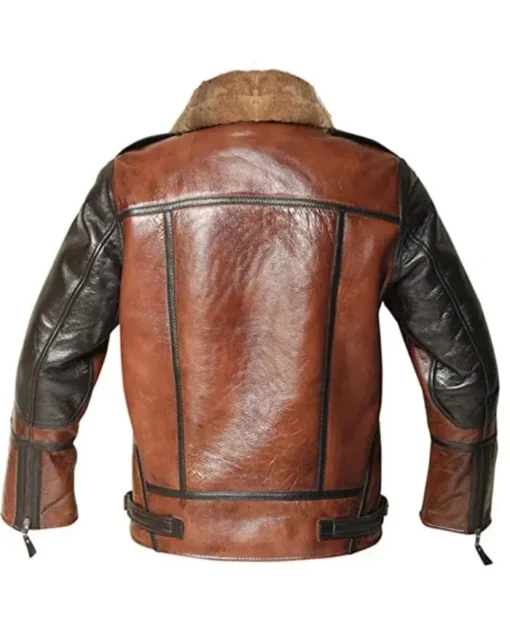 Wesley Brown B3 Aviator Leather Sheepskin Jacket
